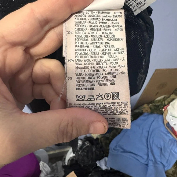 Rinascimento dress size Medium, black cotton wool blend - Picture 6 of 8